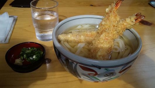 七里茶屋の天ぷらうどん