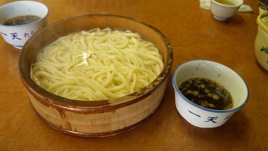 たらいうどん３人前