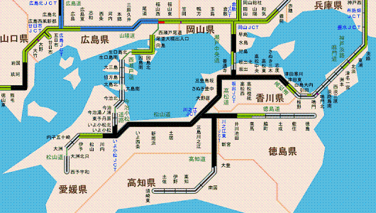 高速道路は通行止め