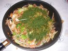 ローカーボ焼きそば1600kcal分完成