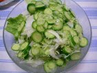 サラダの部分