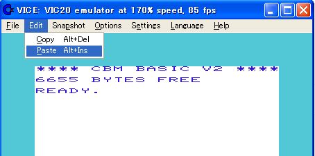 Vic 20 Basic VIC-1001(VIC-20)BASICプログラム2009年自作 | ただのおとこのまったりブログ - 楽天ブログ