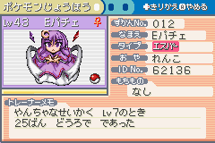 Ｅパチュリー タイプ