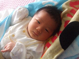 退院直後の自宅で☆