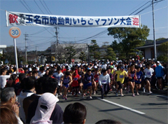 いちごマラソンスタート2010