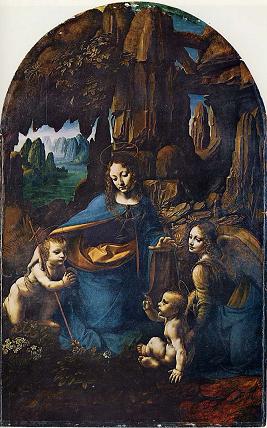 Leonardo岩窟のマドンナ(1506頃)