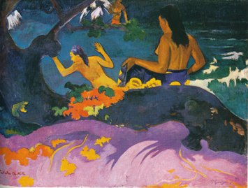 Gauguin1848_1903\ｺﾞｰｶﾞﾝ1892P131ﾌｯﾀﾀ･ﾃ･ﾐﾃｲ海辺にて