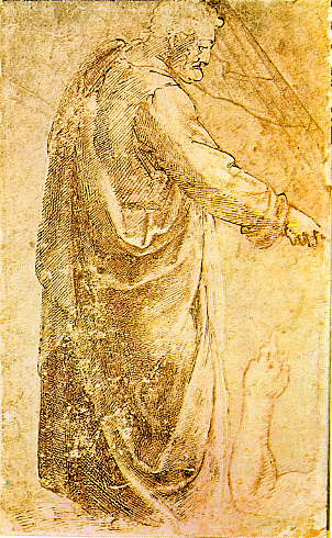 Michelangelo貢の銭の模写(1493年頃)