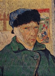 耳に包帯をした画家の自画像1889･1