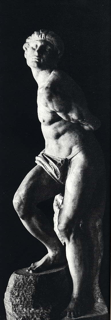 Michelangelo謀判する奴隷(1513-1516)