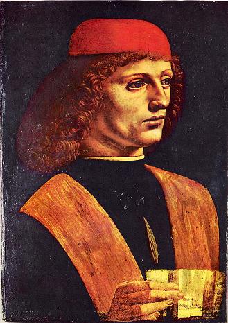 Leonardoある音楽家の肖像1485
