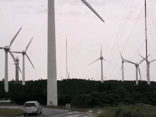 風力発電11日の映像