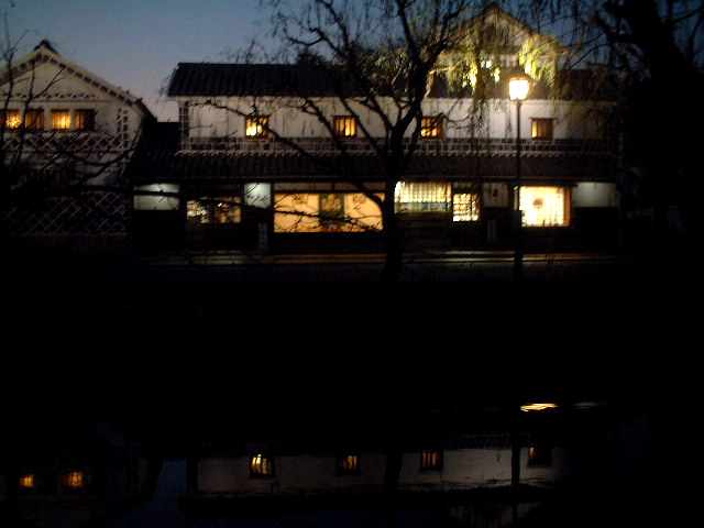 倉敷の美観地区７宵闇