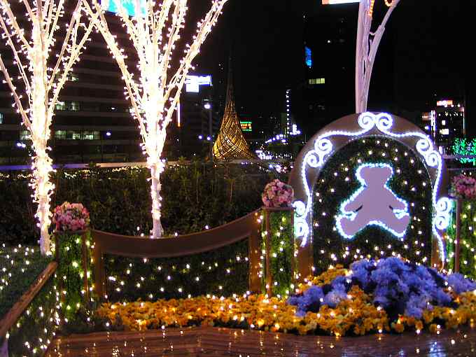 名古屋駅前　クリスマスイルミネーション６