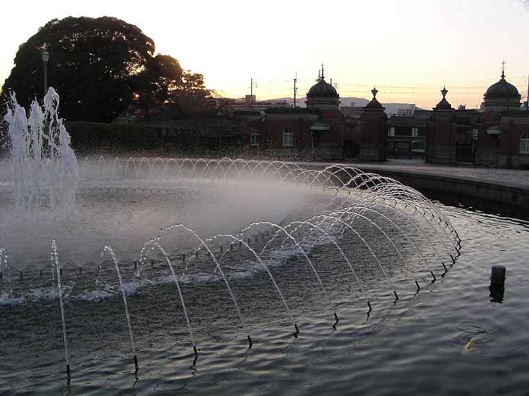 国立京都博物館の噴水