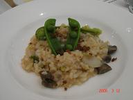 春野菜の玄米リゾット