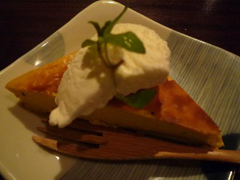 かぼちゃチーズケーキ