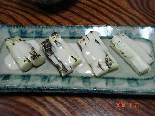 焼きホワイトアスパラ