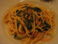 うにとルッコラのリングイネ