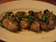 かきの鉄板焼き