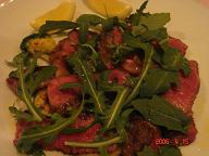 牛肉のタリアータ