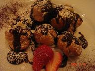 マロンクリームのプチシュー