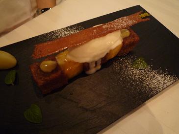 黒糖と林檎のケーキ