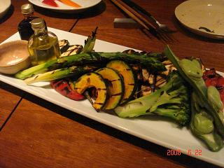 旬の野菜のグリル