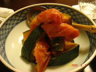 かぼちゃとトマト