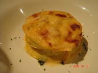 えびとほうれん草のパスタ