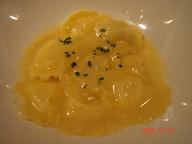 チーズのラビオリ