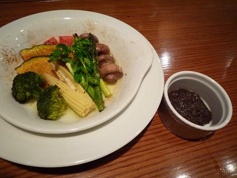 温野菜のバーニャカウダ