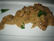 ベーコンときのこのパスタ