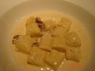 じゃがいものニョッキ　ゴルゴンゾーラソース