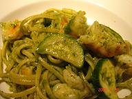 えびのリングイネ　ジェノベーゼソース