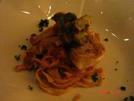 ひらめとアボガドのタリオリーニ