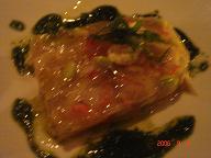 かにと枝豆とおくらのジュレ