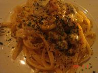 パンチェッタととうもろこしのリングイネ