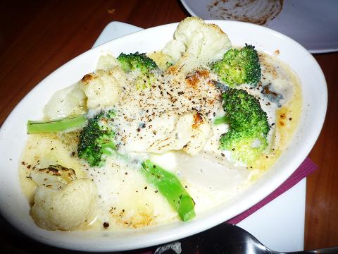 温野菜のゴルゴンゾーラチーズ