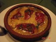 赤ピーマンの詰め物ワインソース