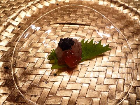 車えびとキャビア