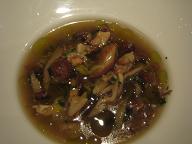 天然きのこと麦のスープ