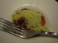 からすみといくらの冷製カペリーニ