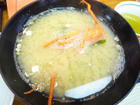 イセエビ味噌汁