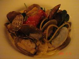 あさりとカラスミのパスタ