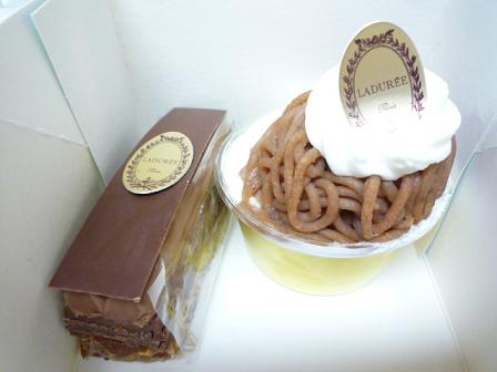 モンブランとシュクレ