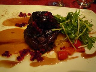 牛ほほ肉のフォンダン