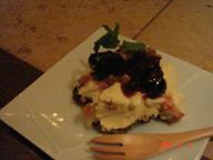 豆腐のレアチーズケーキ