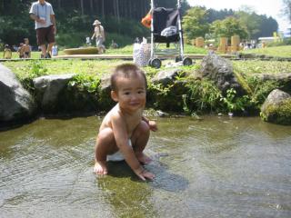 水遊び♪