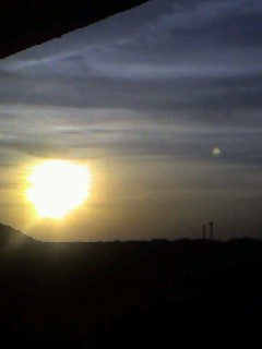 夕日